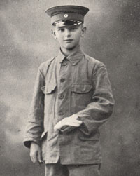 Fritz Lehmann in his Pfadfinder uniform