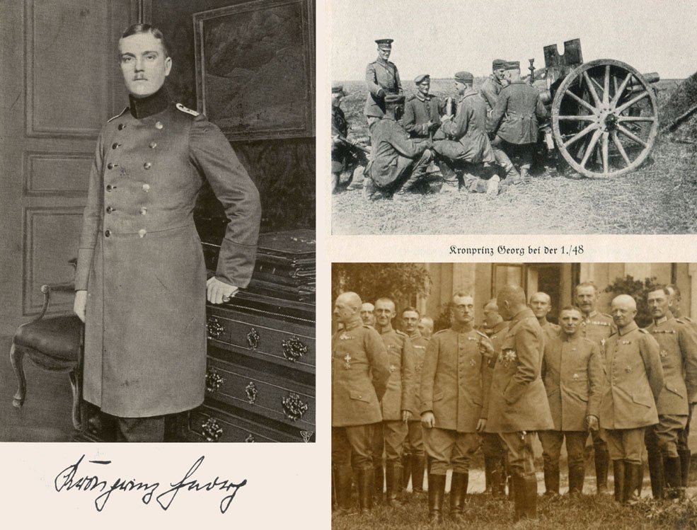 On 19th August 1917 the heir to the Saxon throne, Kronprinz Georg von Sachsen, joined the 241.ID in the field.