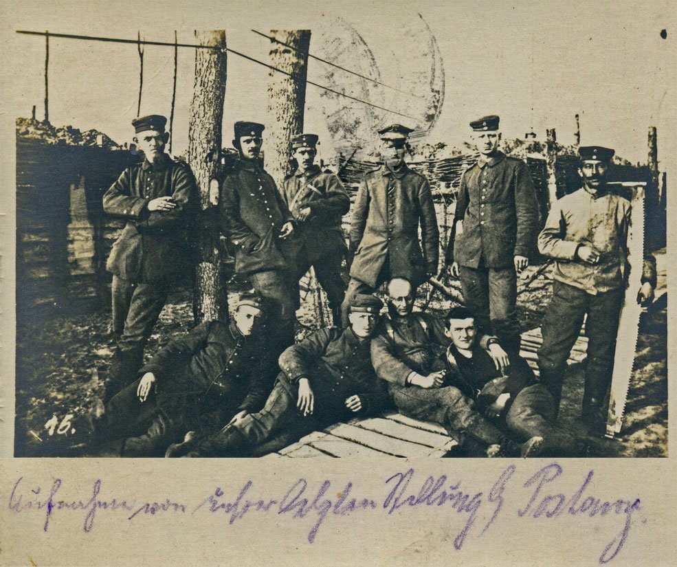 Infantrymen of 1. Komp. / IR 473 in their regimental subsector immediately to the east of Goduzischki in spring 1917.