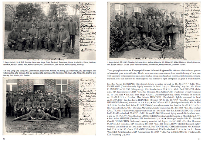 The Saxons at Zonnebeke - sample pages