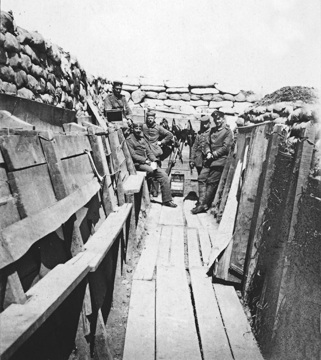 Part of IR 139's front line ca. summer 1915