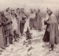 The Christmas Truce on the Front of Saxon XIX. Armeekorps